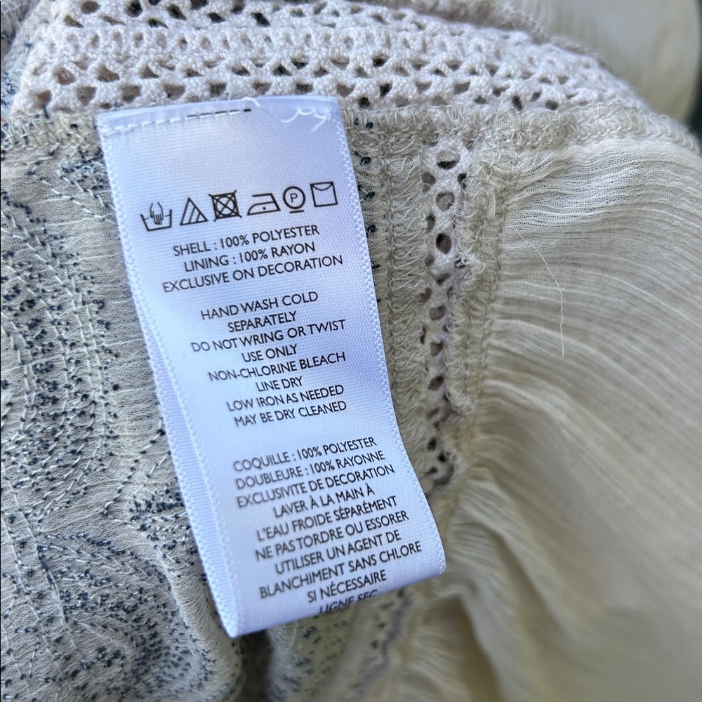 Anthropologie Meave Toronto Maxi Dress Bohemian Boho Embroidered  Flowy Gauze Sm - Picture 7 of 10